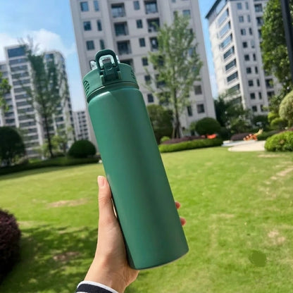 Insulated Stainless Steel Bottle — Cold up to 12 Hours, 600/750ml