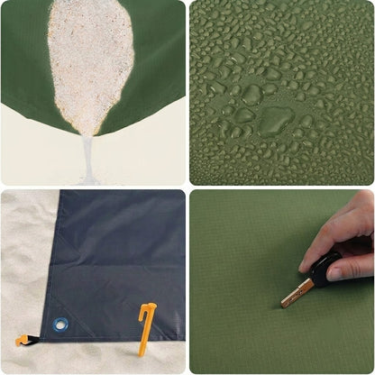 Waterproof Picnic & Beach Blanket — 2-3 Person, Packs Down Small